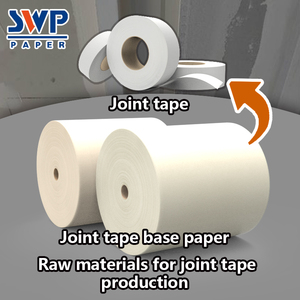 Base de jointoiement <span class=keywords><strong>pour</strong></span> cloisons sèches en <span class=keywords><strong>papier</strong></span>, haute résistance à la traction, anti-déformation, activable à l'eau, non adhésive, <span class=keywords><strong>pour</strong></span> la construction intérieure et la rénovation de plaques de plâtre - Product Image 1
