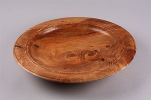 Assiette de service en bois artisanale de qualité supérieure avec finition en bois naturel – Assiette en bois multi-usages pour collations, fruits, apéritifs - Product Image 3