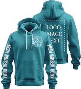 Sweat-shirts à capuche zippés personnalisés brodés, poids lourd, en molleton de coton premium, coupe oversize, séchage rapide, pour hommes et femmes, vente en gros - Product Image 5