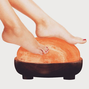 Himalayan Crystal Salt Dome Therapy Lamp for <b>Foot</b> and Hand Care Natural Heat Activated Detox <b>Massager</b> Deep Tissue Relaxation - Product Image 6