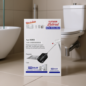 Valvola di riempimento WC Criscolor con galleggiante regolabile di tipo laterale per sistema di riempimento interno WC - Product Image 3