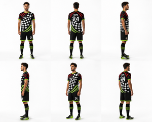 Vintage Sporting Soccer Jersey Club <b>Ronaldo</b> Long-Sleeved Retro Unisex for Adults Breathable Quick Dry Fabric Custom Team Name - Product Image 6