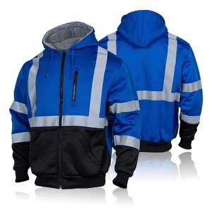 Sweat-shirt de sécurité réfléchissant néon, vêtements de travail haute visibilité pour les équipes de construction - Product Image 4