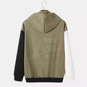 Pull-over élégant pour homme, sweats à capuche surdimensionnés en coton mélangé, collection de mode pour homme - Product Image 2