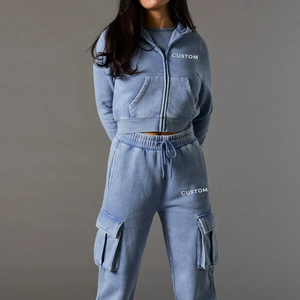 Sudadera con Logotipo Personalizado de Fábrica, Nuevo Estilo, Sudadera con Cremallera Extra Grande, Fabricante de Sudaderas con Capucha, Manga Larga, Ropa Casual para Mujer - Product Image 1