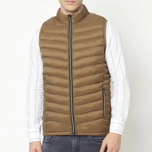 Gilet matelassé sans manches léger pour homme avec matériau résistant à l'eau et options de logo personnalisé Prix raisonnable Service OEM - Product Image 1