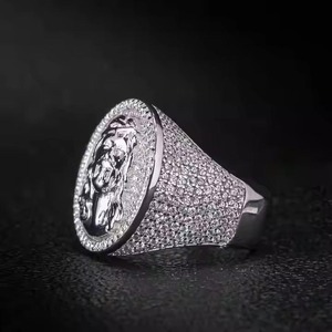 Hot Selling VVS Moissanite 925 Sterling <b>Silver</b> <b>Ring</b> Gold Plated Fine Jewelry <b>Men</b> Women Diamond Test Engagement Gift Unisex - Product Image 2