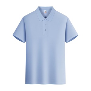Polo classique décontracté pour homme à manches courtes en tissu Oxford uni noir, marine, blanc, coupe régulière, tissu tissé de haute qualité - Product Image 6