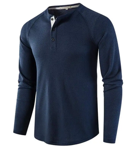 Camisa de Manga Larga para Hombre, Camisa Formal de Botones para Otoño, para Negocios, Fiestas, Bodas, Lisa, Negra - Product Image 3