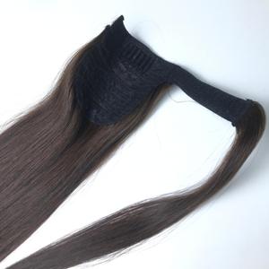 Super Haute Qualité 100% Extensions de Cheveux Humains Vietnamiens Meilleur Prix de Gros Queues de Poney Diverses Couleurs Darktone - Product Image 2