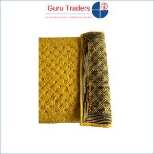 Tapis de bain en coton à motif uni, qualité garantie à 100 %, fourni directement par l'usine, disponible en taille et poids personnalisés - Product Image 2