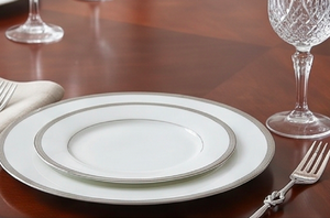 Ensemble de fourchettes modernes en acier inoxydable avec manches nouées, finition polie miroir, résistantes à la rouille, pour les tables de mariage - Product Image 3