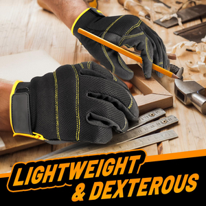 Reasonable Price Safety <b>Gloves</b> Custom Cotton Material Made TPR Impact Anti-slip Mechanic <b>Gloves</b> - Product Image 6