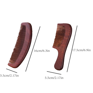 Vintage Style Wooden Hair Comb Handmade Smooth Edge Detangler For Healthy Hair And Scalp Massage Therapy - Product Image 6