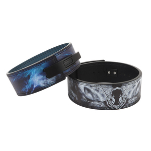 Cinturón de Cuero Genuino de Vaca para Levantamiento de Pesas, Cinturón de Gimnasio Unisex Seguro y Ajustable - Product Image 2