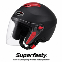 Casque Moto Ouvert Ultra PP Personnalisé avec Double Visière et Fermeture Rapide pour les Passionnés de Week-end - Vente en Gros