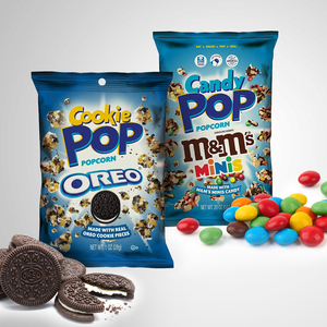 Cookie Pop Oreo Popcorn 28g, Snack Crujiente con Sabor a Crema de Chocolate Dulce, Listo para Comer, Palomitas Gourmet, Delicias Importadas - Product Image 6