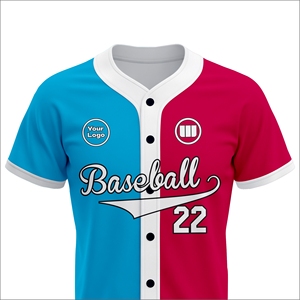 Hot <b>Sale</b> New Custom Printed Baseball Jersey Breathable Quick Dry Summer/<b>Spring</b> Plus Size Letter Team Uniform Manufacturer - Product Image 4