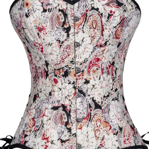 Corsets Vintage pour Femmes, Sexy, Sculptants, Respirants, Modernes, en Brocart, pour Grandes Tailles - Product Image 1