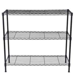 Adjustable 3-Tier Leveling Feet 350 Pound Capacity Per <b>Shelf</b> <b>Black</b> Garage <b>Shelves</b> - Product Image 3