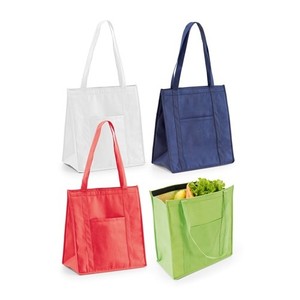 Bolsa Térmica Reutilizable para Almacenamiento de Alimentos, Entrega y Compras en Supermercados, Bolsas de Polipropileno Tejido OEM - Product Image 5