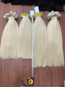 Extensiones de Cabello Natural Ondulado de Alta Calidad, Color Eslavo, Cabello Virgen Remy Ruso, Proveedor de Cabello Humano de Fábrica en Vietnam - Product Image 5