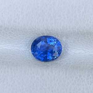 Saphir bleu cornflower naturel, taille ovale, 2,00 carats, pierre précieuse en vrac pour la fabrication de bijoux, vente en gros - Product Image 6