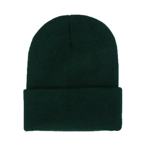 Heavyweight Dense Fabric Winter <b>Beanie</b> Men Warm <b>Fleece</b> Lining Thick Solid Base High Density Elastic Headwear - Product Image 1