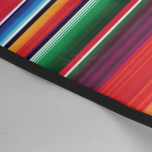 Capa de Peluquería a Rayas Coloridas, Textil Resistente al Agua, Cierre Ajustable con Broches, Antiarrugas, Alta Calidad - Product Image 6