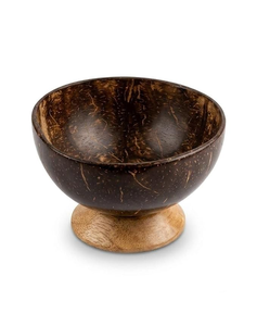 FAIZA CRAFT Bol en noix de coco poli de luxe moderne, fait main, écologique, vente en gros pour hôtels, cafés, restaurants, distribution au détail - Product Image 4