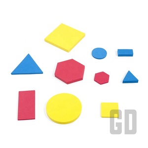 EVA — ensemble de blocs à assembler, disponible dans trois couleurs, 5 grandes formes/5 petites formes, tige jouet - Product Image 5