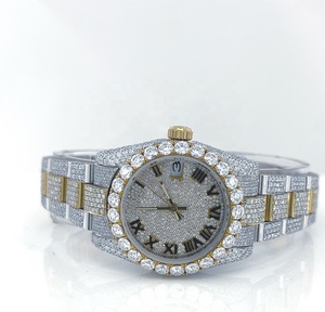 Fourniture directe en usine Vvs Clarity Diamond Watch pour hommes Montre de luxe disponible en quantité en vrac - Product Image 1