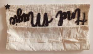 Custom Embroidered <b>Linen</b> Cushion Cover Square Bohemian Style Home Decor With Alphabet Pattern - Product Image 6
