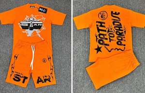 Nouvel ensemble de sport pour homme 2026 : T-shirt à manches courtes et short de jogging, idéal pour la gym, la course et l'athlétisme, coupe oversize - Product Image 3