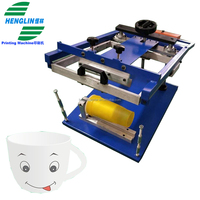 Oferta Especial Máquina de Serigrafía Cilíndrica Manual Impresora Manual para Papel, PP, PET, Tazas de Cerámica, Botellas