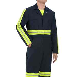 Ropa de Trabajo Industrial Personalizada 2026, Overol Unisex de Alta Visibilidad, Transpirable, de Algodón, Uniforme de Trabajo de Cuerpo Completo - Product Image 6