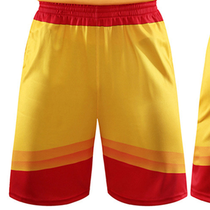 Ensemble d'uniformes de basketball réversibles personnalisés, coupe athlétique toutes saisons, dégradé blanc-rouge, maillot et short sublimés, unisexe adulte - Product Image 5