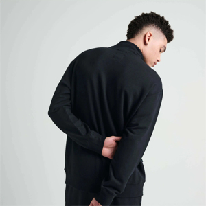 Sweat-shirts demi-zippés de qualité supérieure pour hommes, en polaire, avec col montant, respirants, OEM - Product Image 6