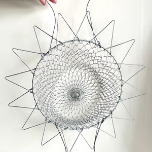 Portable Metal Egg <b>Basket</b> with Handle, Farm Fresh Egg <b>Storage</b> Solution - Product Image 1