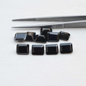 Pierres de spinelle noires naturelles de 10x12 mm, taille octogonale facettée, pierres précieuses faites à la main, spinelle de bonne qualité, bijoux en spinelle provenant d'un fournisseur vérifié - Product Image 4