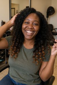 <b>Afro</b> Curly hair Bundles and Kinky Straight Human Hair Extensions Natural Lightweight Eco-Friendly Bulk Pack - Product Image 4