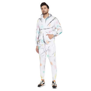 Conjunto Deportivo Informal para Hombre, Sudadera con Capucha Tie Dye OEM, Sudadera de Cuello Redondo de Dos Piezas, Pantalones Deportivos, Chándal Estampado - Product Image 6