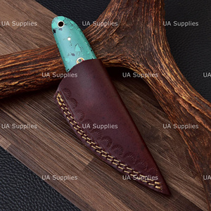 Cuchillo utilitario EDC estilo Kiridashi hecho a mano de 6 pulgadas con mango de madera personalizado, hoja fija de acero inoxidable con punta de gota, OEM ODM al por mayor - Product Image 6