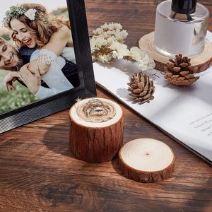 PandaHall Wedding <b>Ring</b> <b>Box</b>, Wooden <b>Ring</b> Storage <b>Box</b> Wedding Ceremony <b>Rings</b> <b>Bearer</b> Boxes Rustic <b>Rings</b> Stand Jewelry Holder - Product Image 5