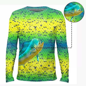 เสื้อตกปลาแบบกำหนดเอง เสื้อเจอร์ซีย์ขายส่ง ป้องกันแสงแดด แห้งเร็ว แขนยาว หลายสี - Product Image 4