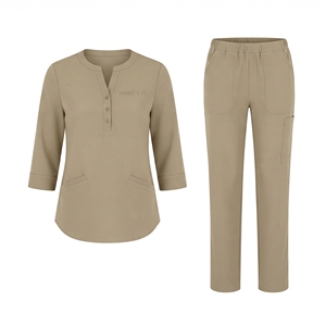 Vente en gros de tenues d'hôpital pour femmes en deux pièces, uniforme médical, infirmière, salle d'opération, vêtements de travail chirurgicaux - Product Image 1