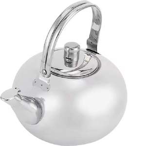 Speckled Enamel <b>Tea</b> Kettle with Wooden Handle Vintage Style Whistling Teapot Stovetop Water Boiler Kitchen Use - Product Image 2