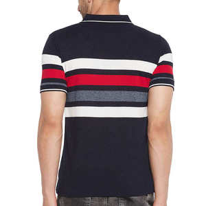 เสื้อกอล์ฟผ้าแคนวาสคุณภาพสูงสำหรับผู้ชาย ขายส่ง ราคาถูก ระบายอากาศได้ดี ทรงเข้ารูป รับสกรีนโลโก้ - Product Image 2