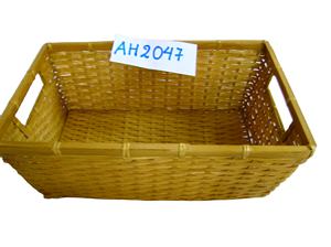 Panier de rangement multifonctionnel en bambou tressé à la main, écologique et personnalisable, style vintage, directement du Vietnam, pour pique-nique, pain, gâteaux et aliments - Product Image 3