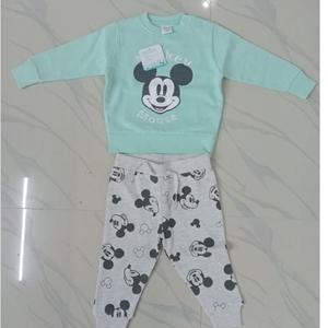 ¡Nueva llegada de alta calidad de los niños de manga larga Camiseta Set Venta de ropa usada al por mayor de fabricante indio! - Product Image 6